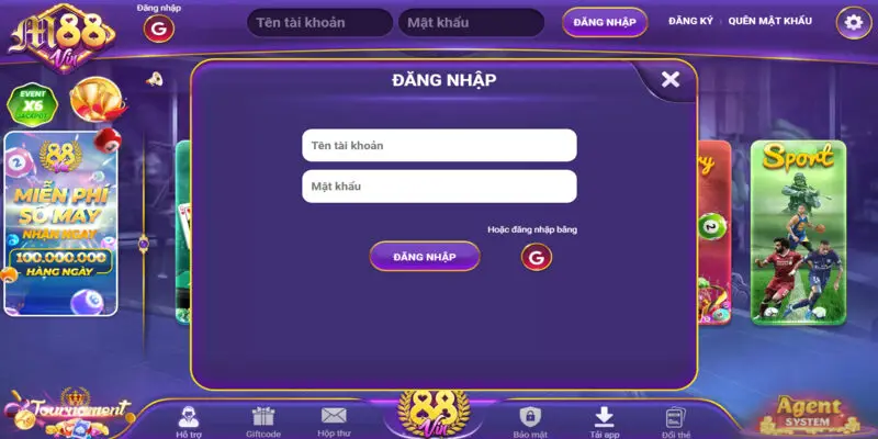 Hướng dẫn đăng nhập M88vin dễ dàng trên máy tính